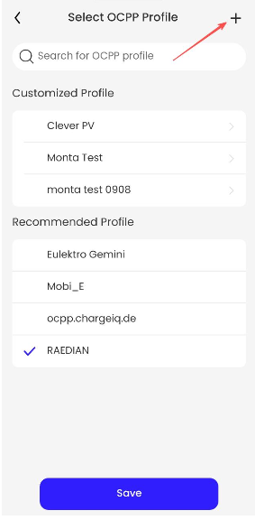 A user interface displaying 