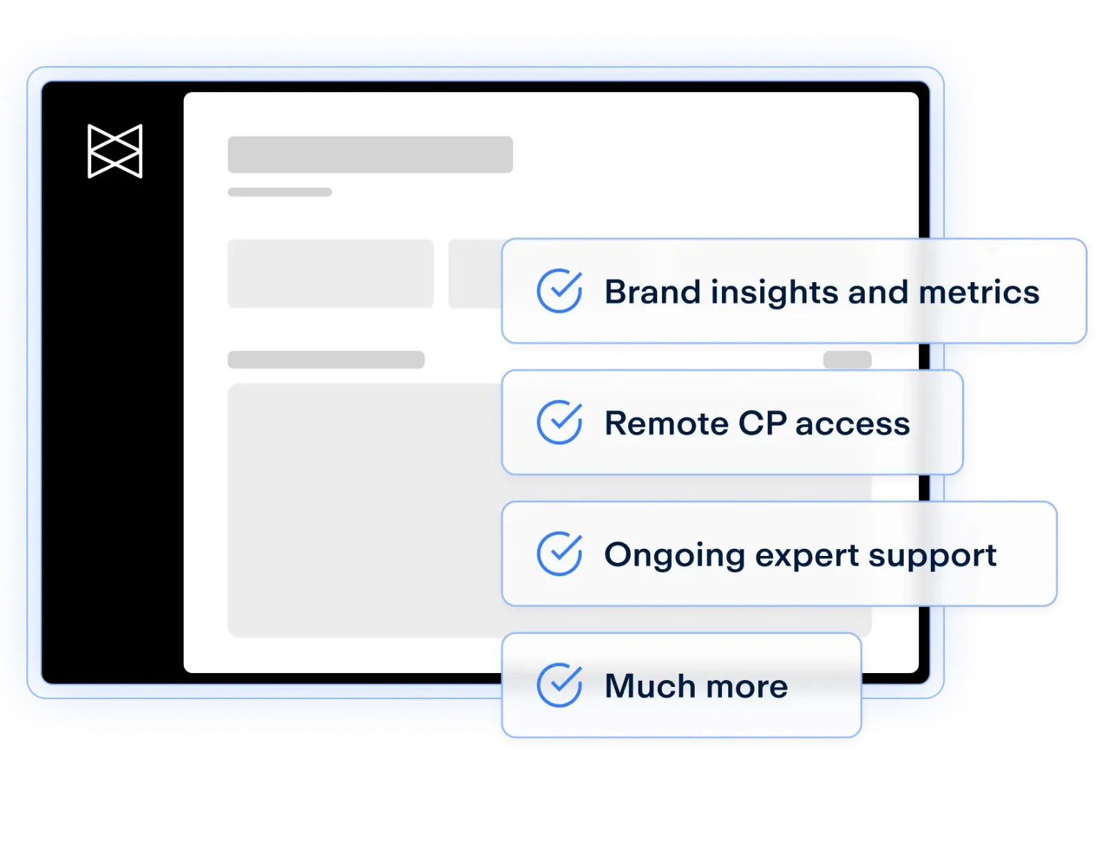 The Hardware Portal with brand insights and metrics, remote charge point access, ongoing expert support and much more