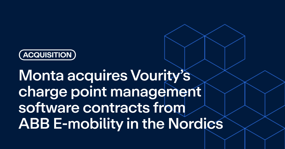 Monta rachète à ABB E-mobility les contrats relatifs au logiciel de gestion des bornes de recharge de Vourity dans les pays nordiques