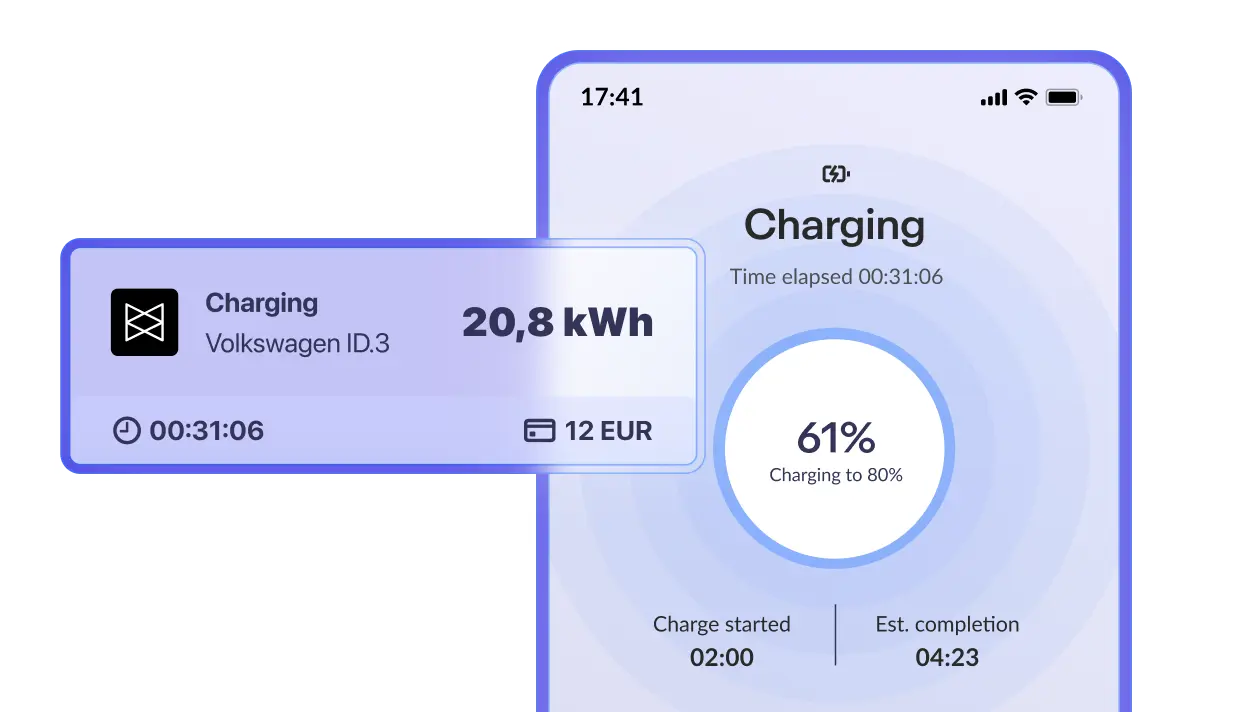 Home charging in the Monta app